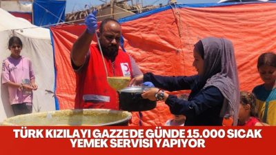 Türk Kızılayı, Gazze Şeridi’nde Deir al-Balah’ta bulunan aşevini genişleterek bölgedeki
