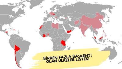 Birden Fazla Başkenti Olan Ülkeler Listesi Bir ülkenin neden birden