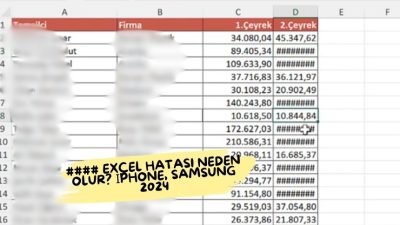 #### Excel Hatası Neden Olur? iPhone, Samsung 2024
