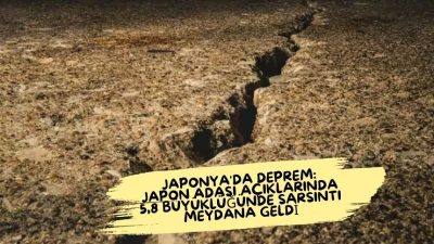 Japonya Meteoroloji Ajansı (JMA), depremin Türkiye saatiyle 14:07’de Ogasawara köyünde