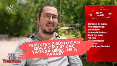 Zuhal Topal’la Yemekteyiz programının bu haftaki dikkat çeken yarışmacılarından biri