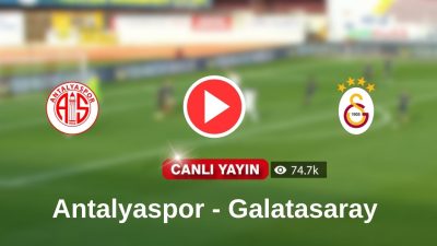 Antalyaspor - Galatasaray maçı canlı anlatım Antalyaspor - Galatasaray maçı