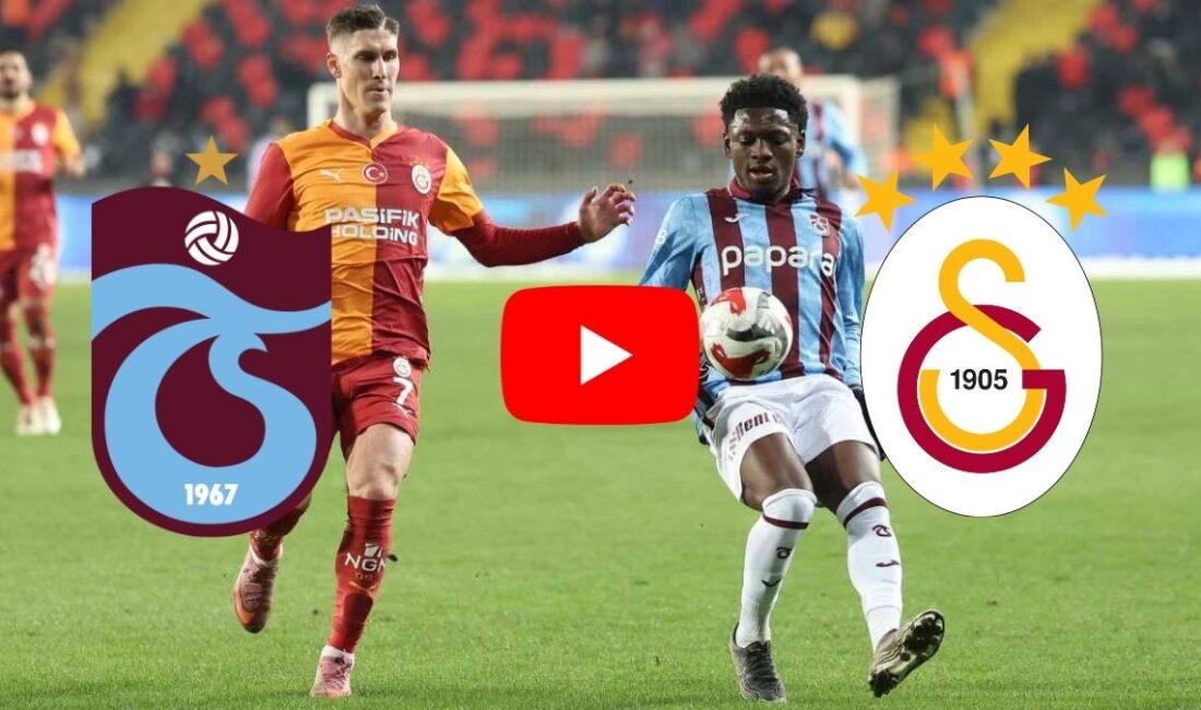 Trabzonspor Galatasaray maçı için Taraftarium24, Justin TV, Selçuksports ve İnat