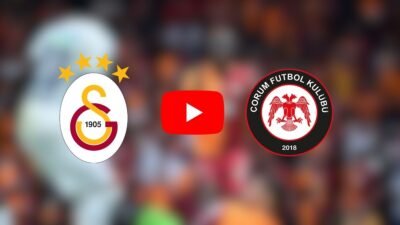 Galatasaray - Çorum FK maçı canlı izle! GS ÇORUM Süper