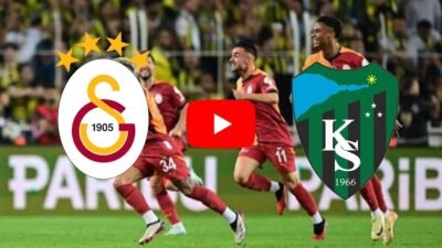 Galatasaray - Kocaelispor maçı canlı izle: Maç 13 Eylül 2026