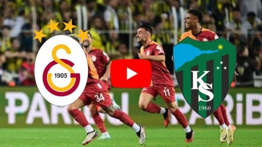Galatasaray - Kocaelispor maçı canlı izle: Maç 13 Eylül 2026