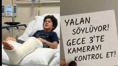 Oğlumun bacağı kırıldıktan sonra ona bakmak için hastaneye gittim—sonra hemşire