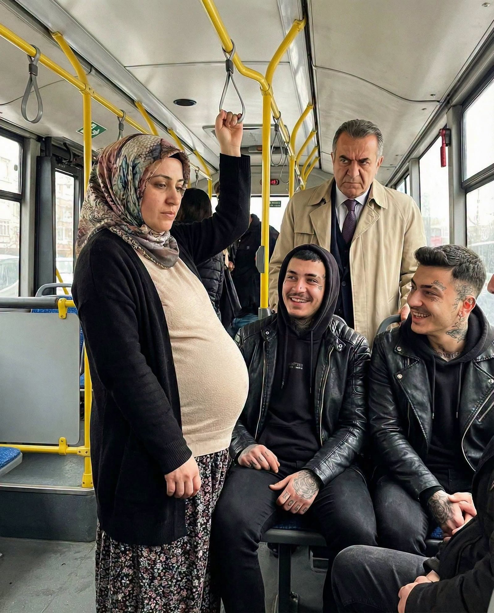 İstanbul – Yağmurlu ve yorucu bir öğle vakti, tıklım tıklım dolu